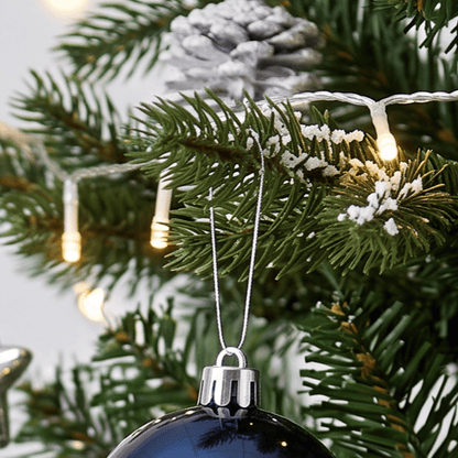 Christmas  -  Night Blue Baubles Pack of 6 - 8cm  -  60487489