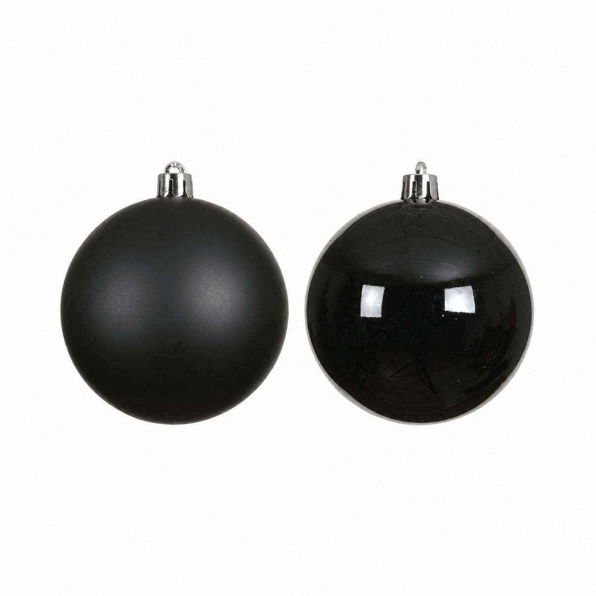 Christmas  -  Black Baubles Pack of 12 - 6cm  -  60487492