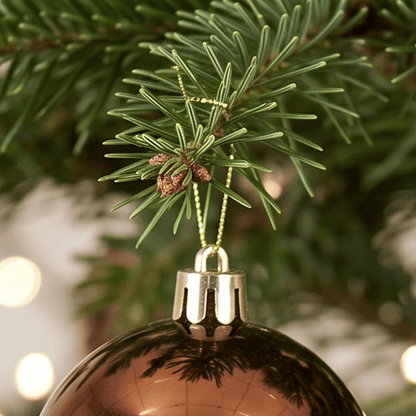 Christmas  -  Espresso Baubles Pack of 12 - 6cm  -  60487480