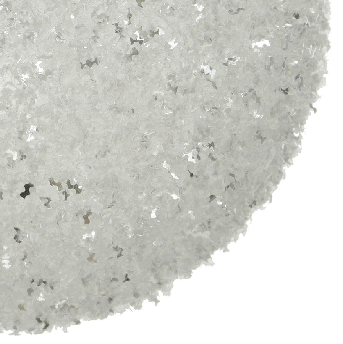 Christmas  -  White Ice Bauble - 10cm  -  60487495