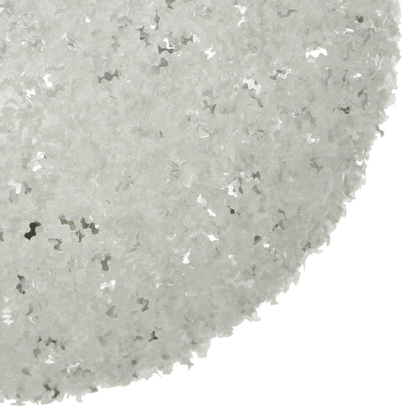 Christmas  -  White Ice Bauble - 10cm  -  60487495