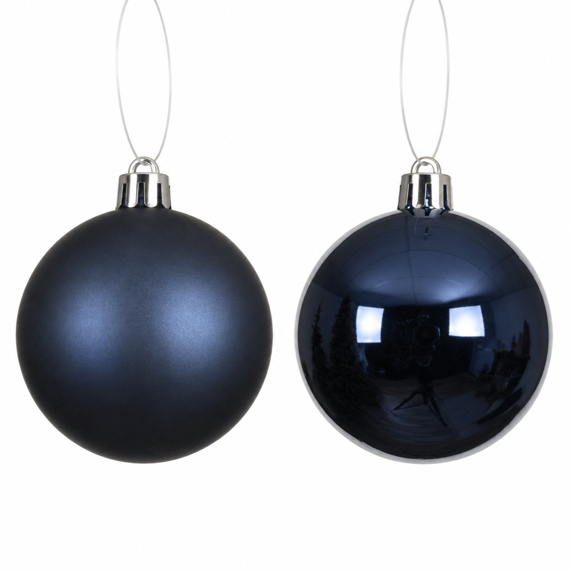 Christmas  -  Night Blue Baubles Pack of 12 - 6cm  -  60487481