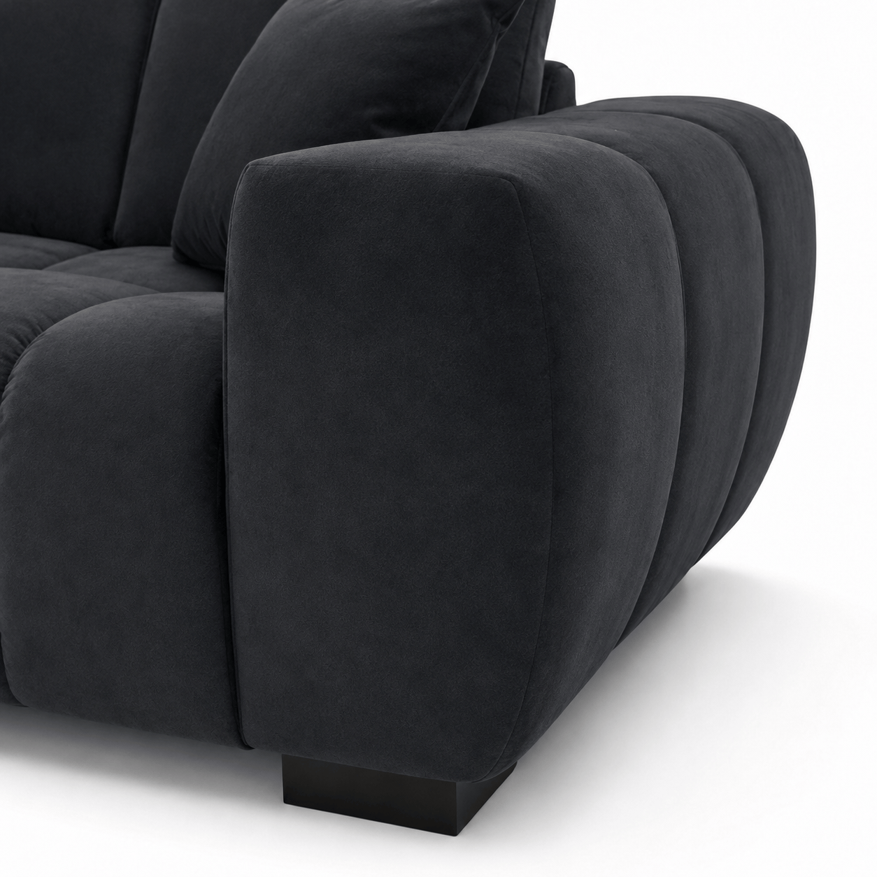 Furniture  -  Khai 3 Seater Sofa - Black  -  60486599