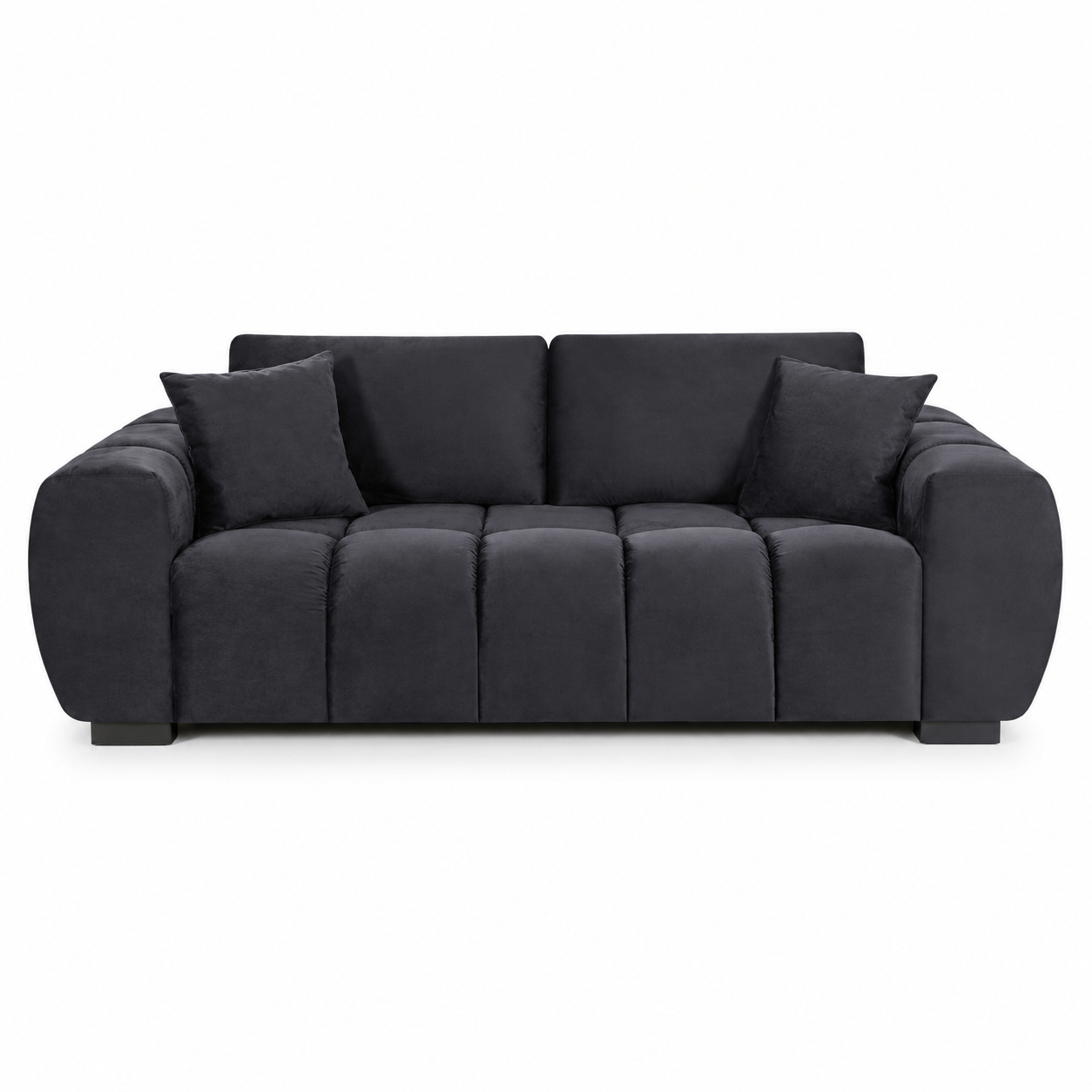 Furniture  -  Khai 3 Seater Sofa - Black  -  60486599