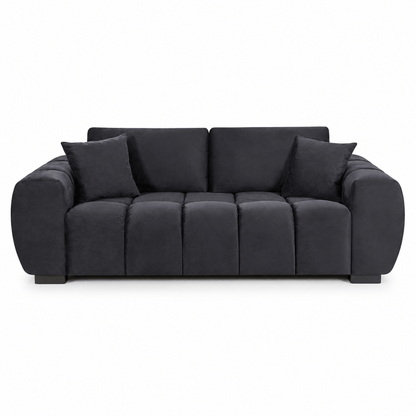 Furniture  -  Khai 3 Seater Sofa - Black  -  60486599