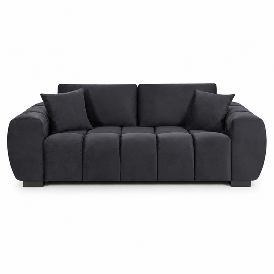 Furniture  -  Khai 3 Seater Sofa - Black  -  60486599