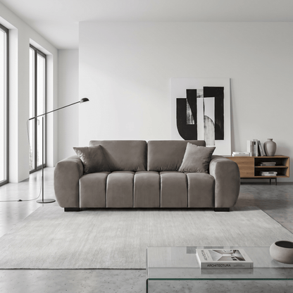 Furniture  -  Khai 3 Seater Sofa - Grey  -  60486597