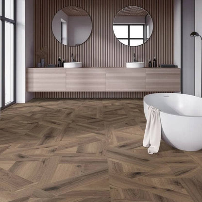 Flooring & Carpet  -  Krono Aquapro Milano Oak 8mm Laminate Flooring (2.55m² Pack)  -  60487608
