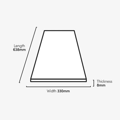 Flooring & Carpet  -  Krono Atlantic Pewter Slate 8mm Laminate Flooring (2.32m² Pack)  -  60487605