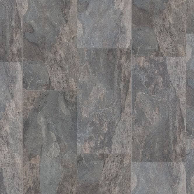 Flooring & Carpet  -  Krono Atlantic Pewter Slate 8mm Laminate Flooring (2.32m² Pack)  -  60487605