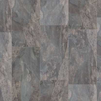 Flooring & Carpet  -  Krono Atlantic Pewter Slate 8mm Laminate Flooring (2.32m² Pack)  -  60487605