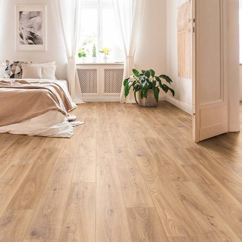 Flooring & Carpet  -  Krono Firebrand Oak 12mm Laminate Flooring (1.51m² Pack)  -  60487607