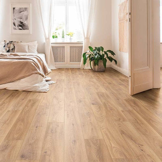 Flooring & Carpet  -  Krono Firebrand Oak 12mm Laminate Flooring (1.51m² Pack)  -  60487607