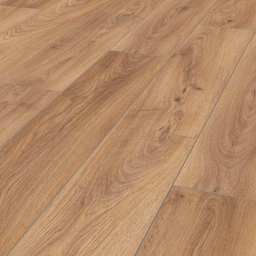 Flooring & Carpet  -  Krono Firebrand Oak 12mm Laminate Flooring (1.51m² Pack)  -  60487607