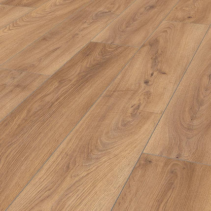 Flooring & Carpet  -  Krono Firebrand Oak 12mm Laminate Flooring (1.51m² Pack)  -  60487607