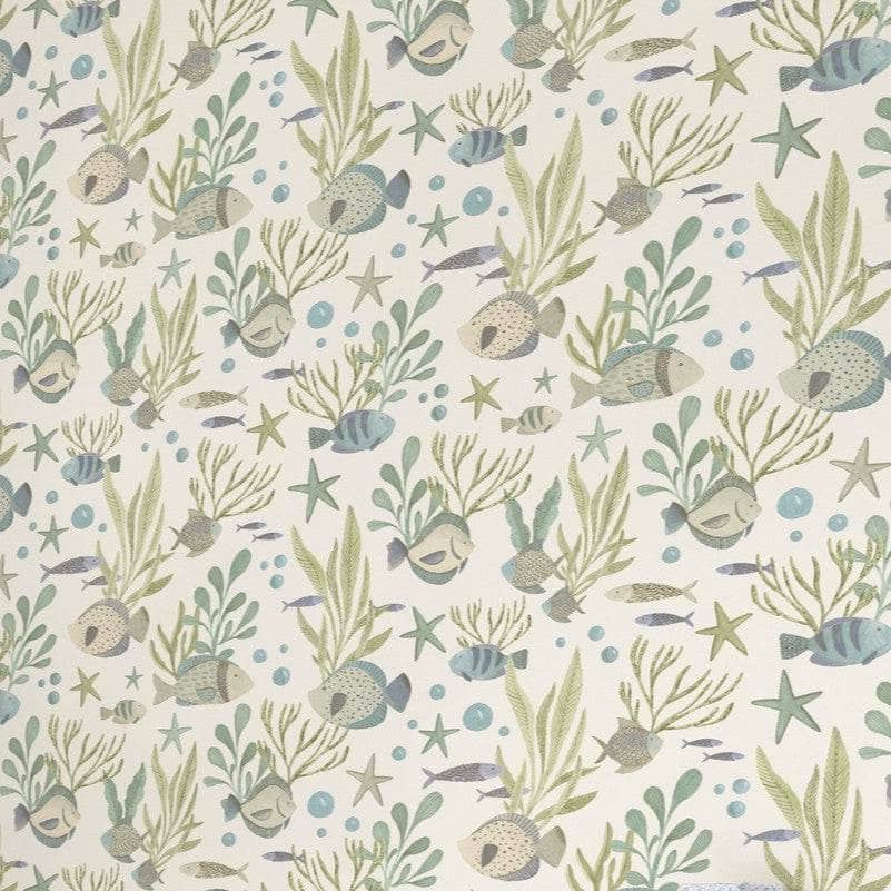 Wallpaper  -  Grandeco Nemo Teal Green Wallpaper - LD3309  -  60369688
