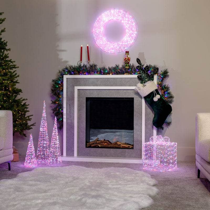 Christmas  -  LED Rainbow Wreath - 60cm -  60008383