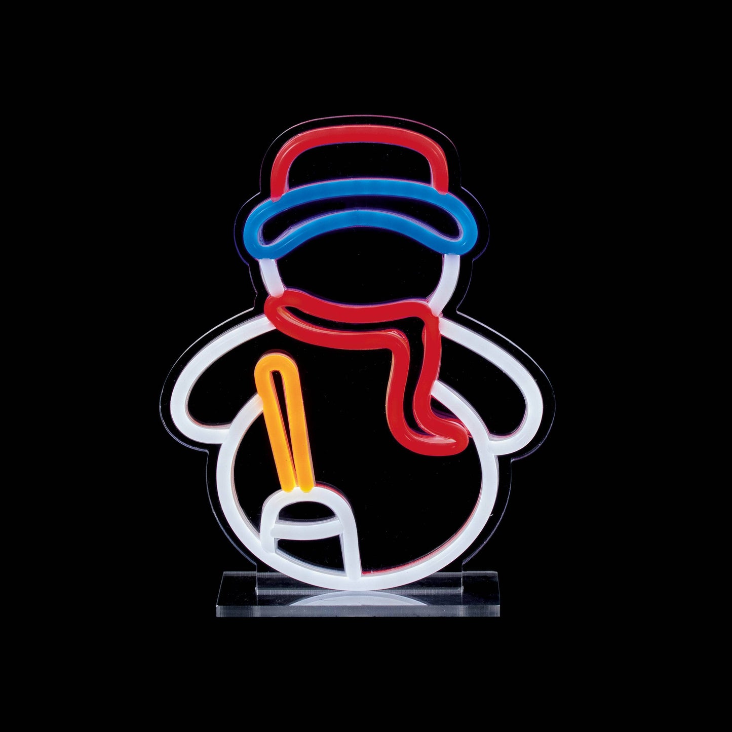 Christmas  -  Snowman Tabletop Neon Sign - 25cm  -  60484035