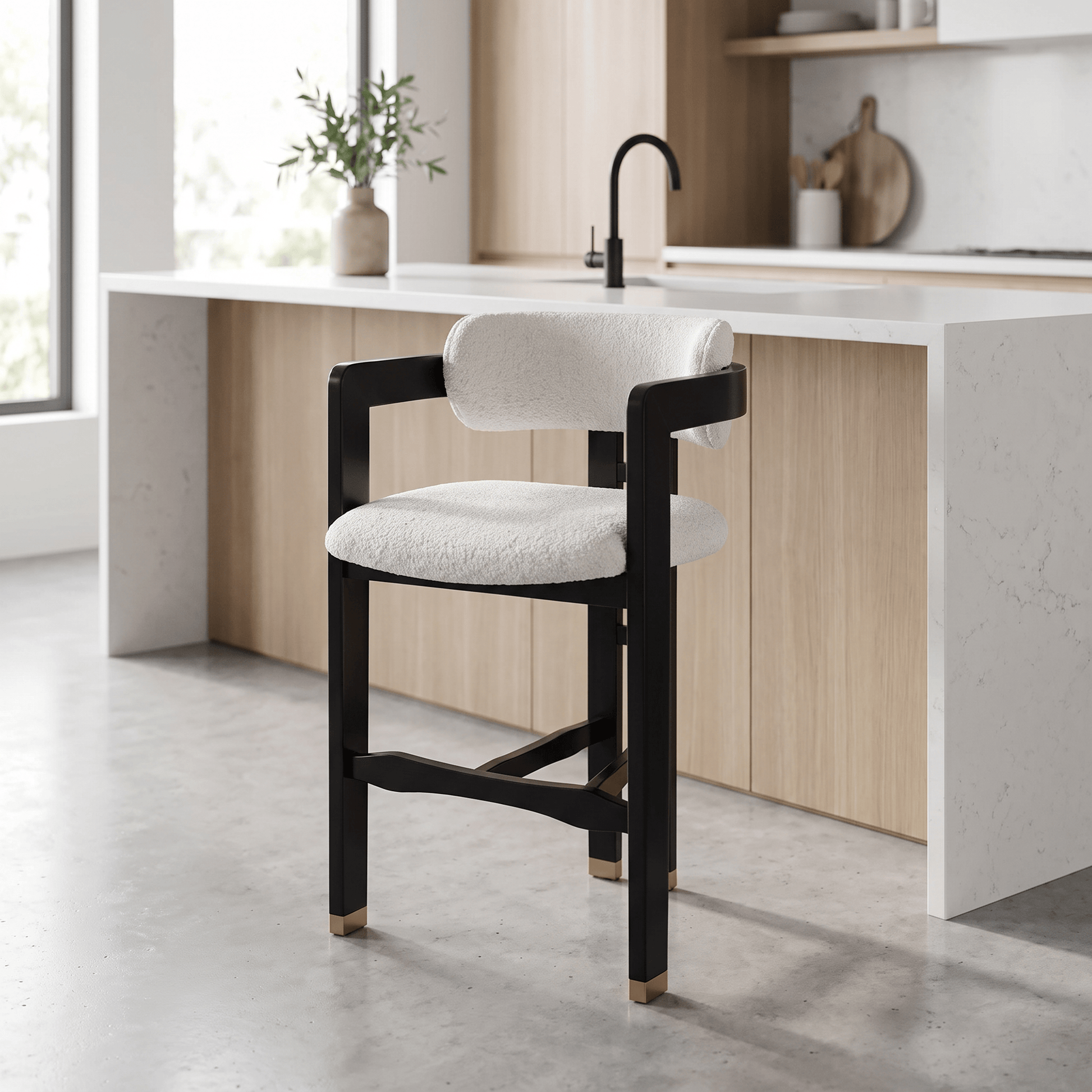 Furniture  -  Labella Barstool - Black  -  60487467