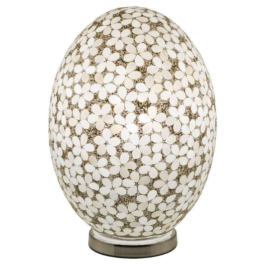  -  Large Mosaic Glass Egg Lamp – Opaque  -  50153422