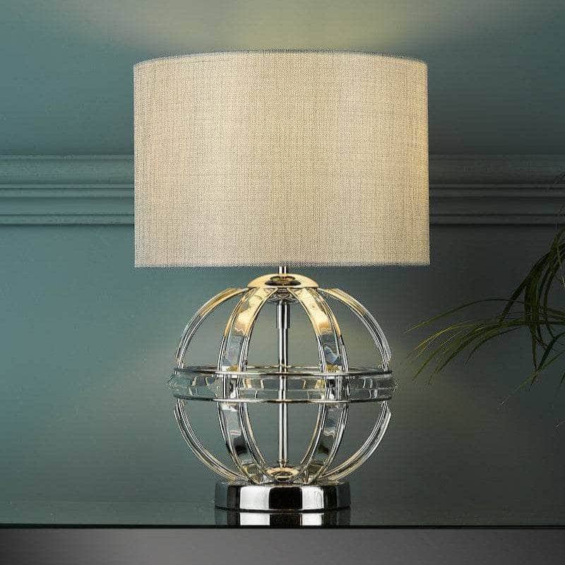 Lights  -  Laura Ashley Aidan Glass Table Lamp  -  60001069