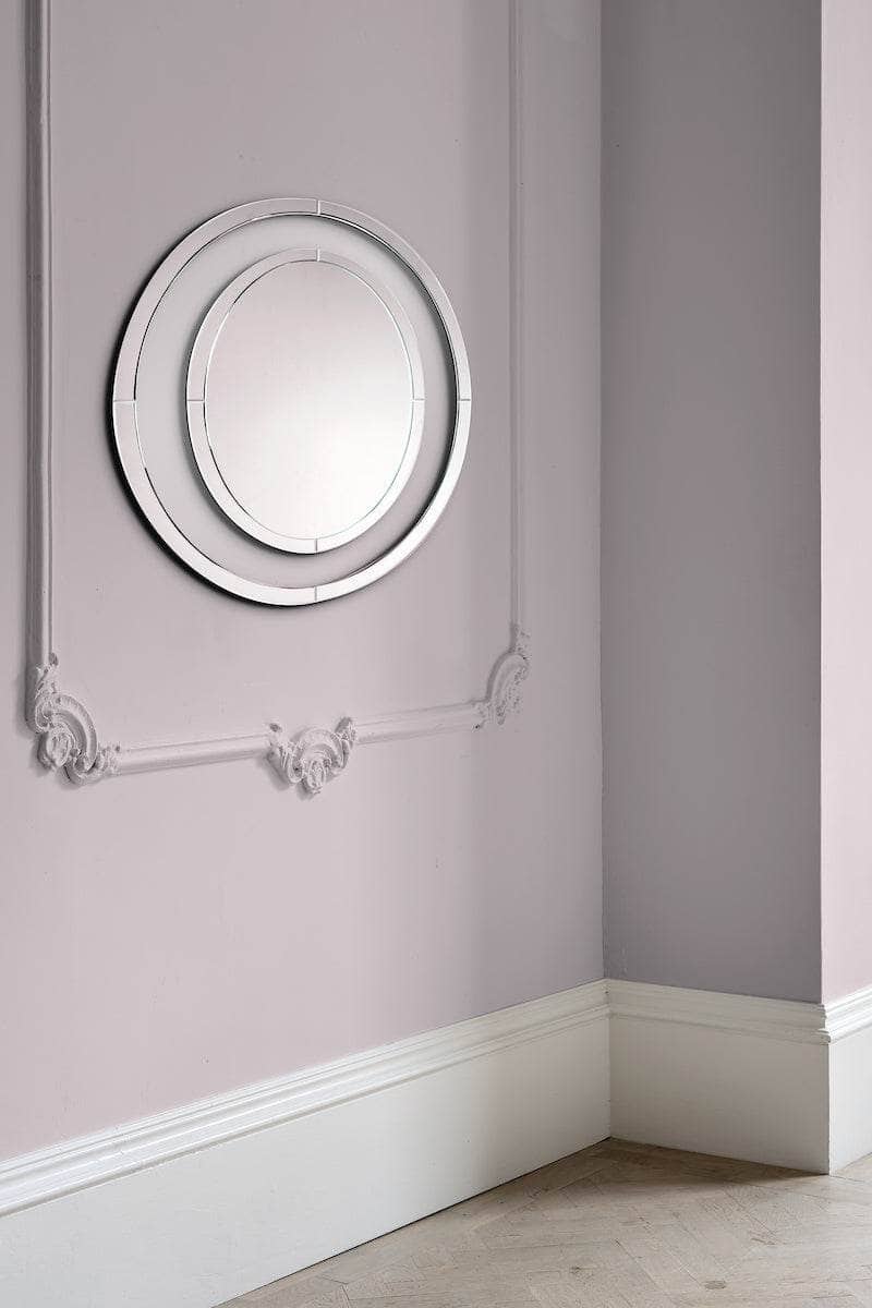 Mirrors  -  Laura Ashley Evie Round Mirror  -  60006283