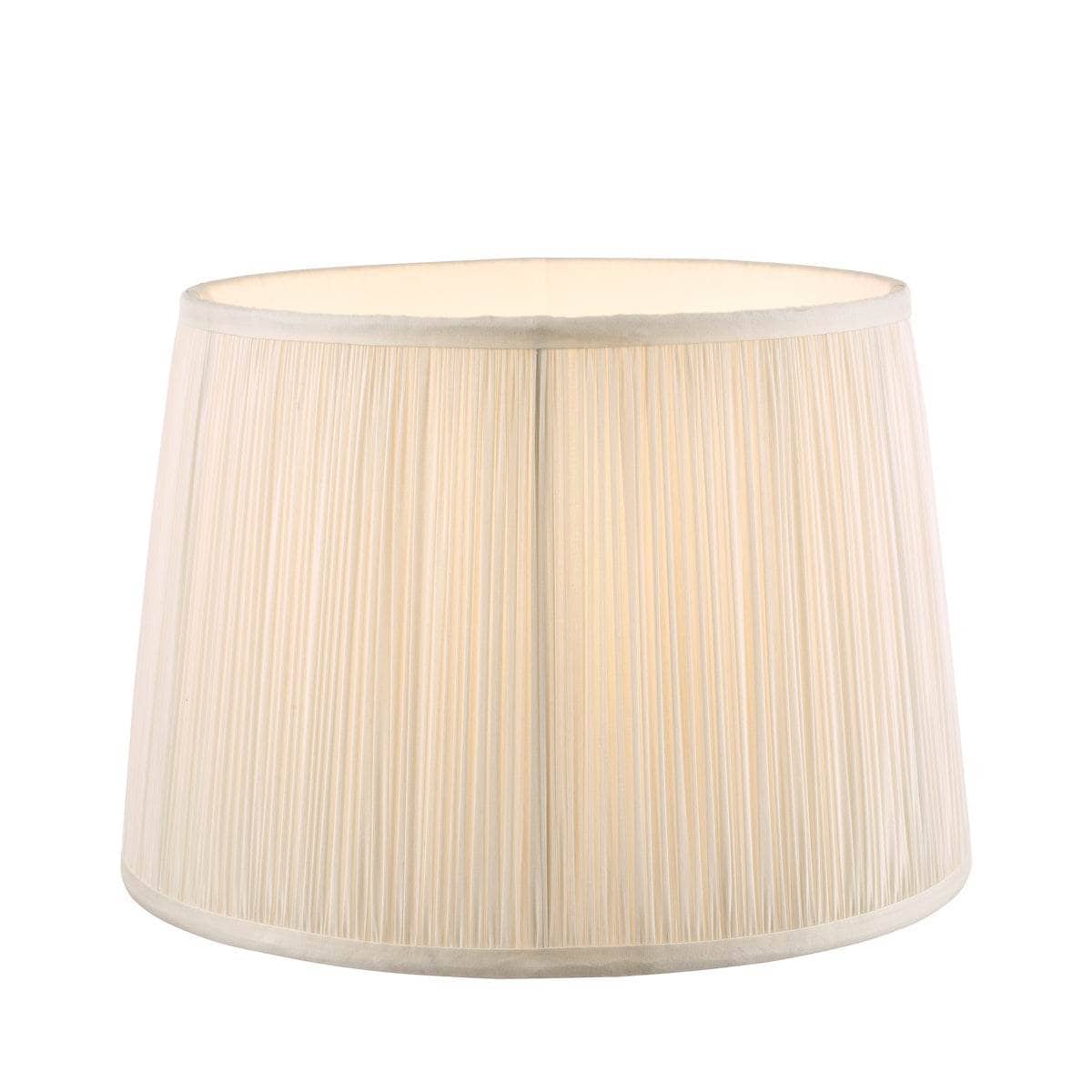 Lights  -  Laura Ashley Hemsley Pleated Silk Light Shade Cream - 12 inch  -  60006256