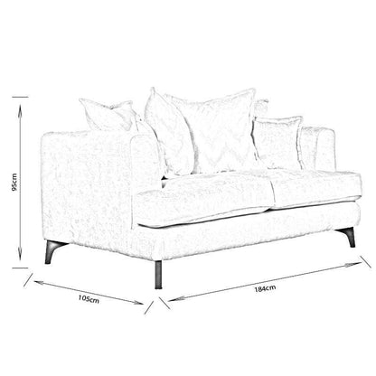 Furniture  -  Leon 2 Seater Sofa - Oyster  -  60009718