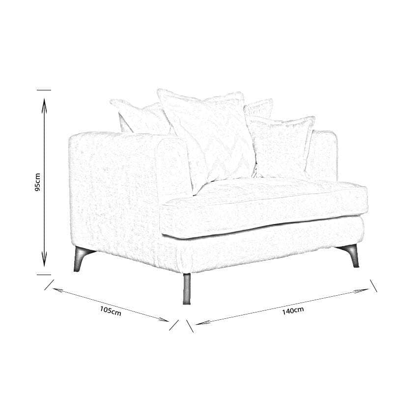 Furniture -  Leon Snuggler - Oyster  -  60009719