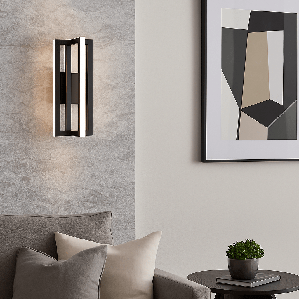 Lights  -  Como Black Wall Light  -  60012061