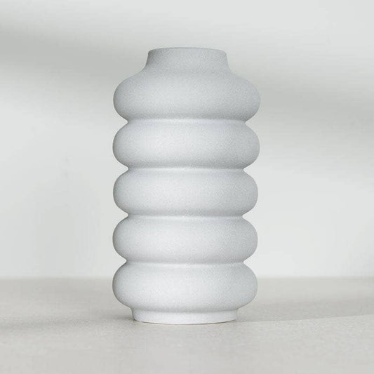 Homeware  -  Light Grey Bubble Vase - 19.5cm  -  60008363