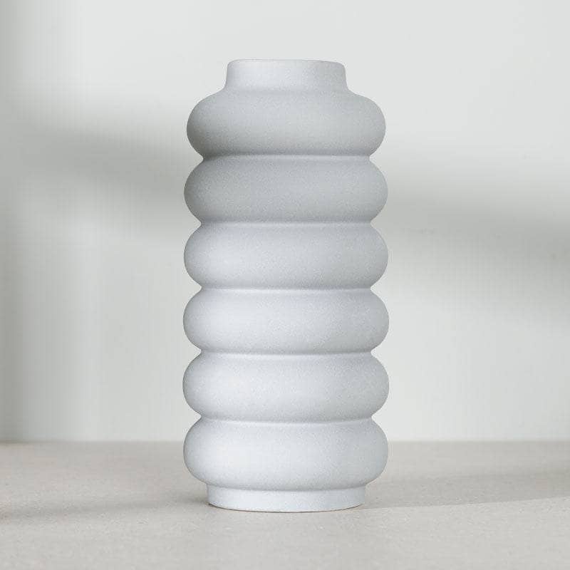 Homeware  -  Light Grey Bubble Vase - 29.5cm  -  60008360