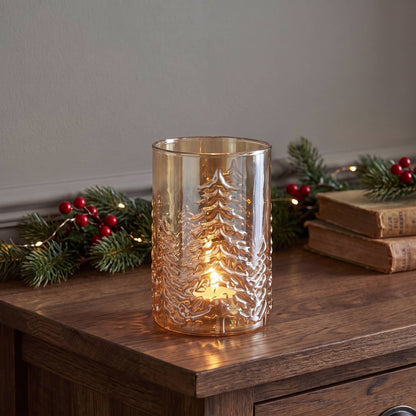 Christmas  -  Light Hurricane Glass - 20cm  -  60487821
