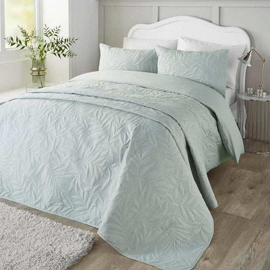 Homeware- Luana Bedspread - Green -  60009538