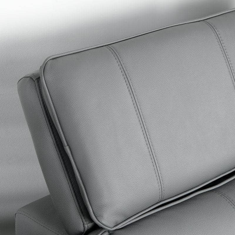 Furniture  -  Lucca 2 Seater Power Recliner Sofa - Grey  -  60008953
