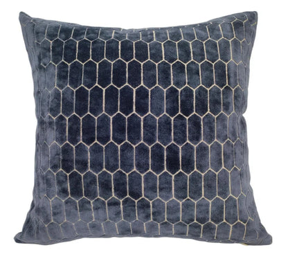 Homeware  -  Albie Velvet Honeycomb Cushion - 56cm  - 