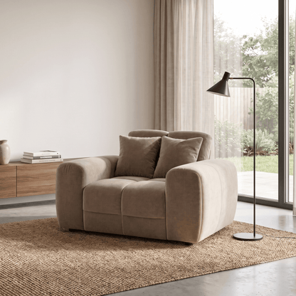 Furniture  -  Maine Armchair - Latte (Special Order)  -  60487620