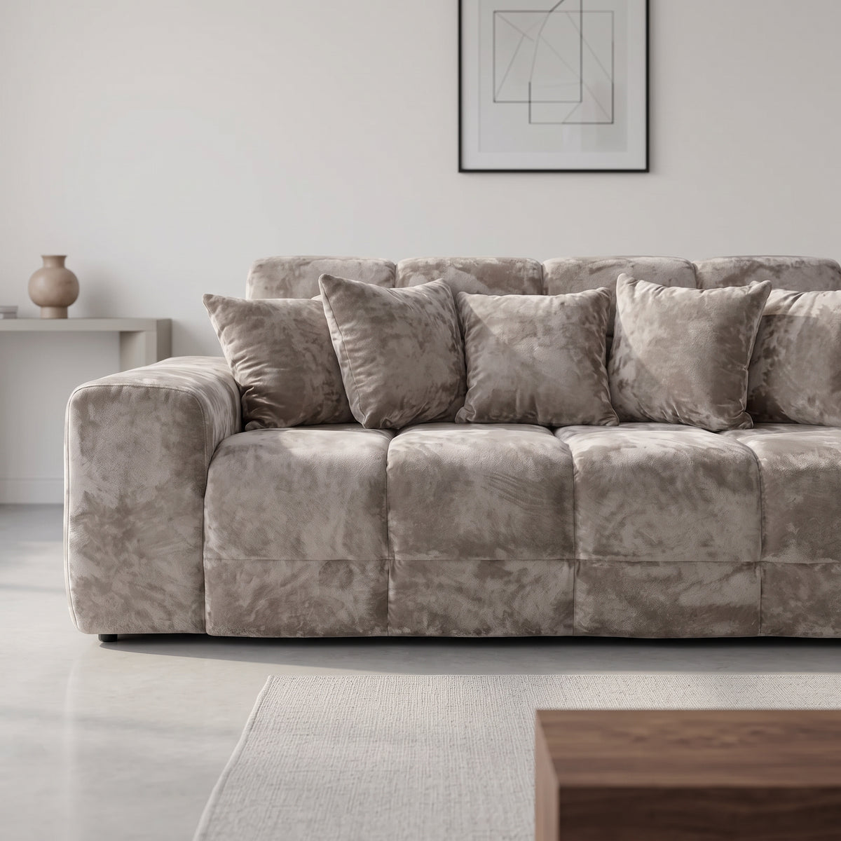 Maine 3 Seater Sofa - Mocha