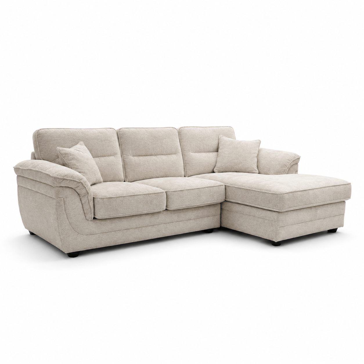Furniture  -  Outlet Margot RHF Chaise Sofa - Champagne  -  60486579