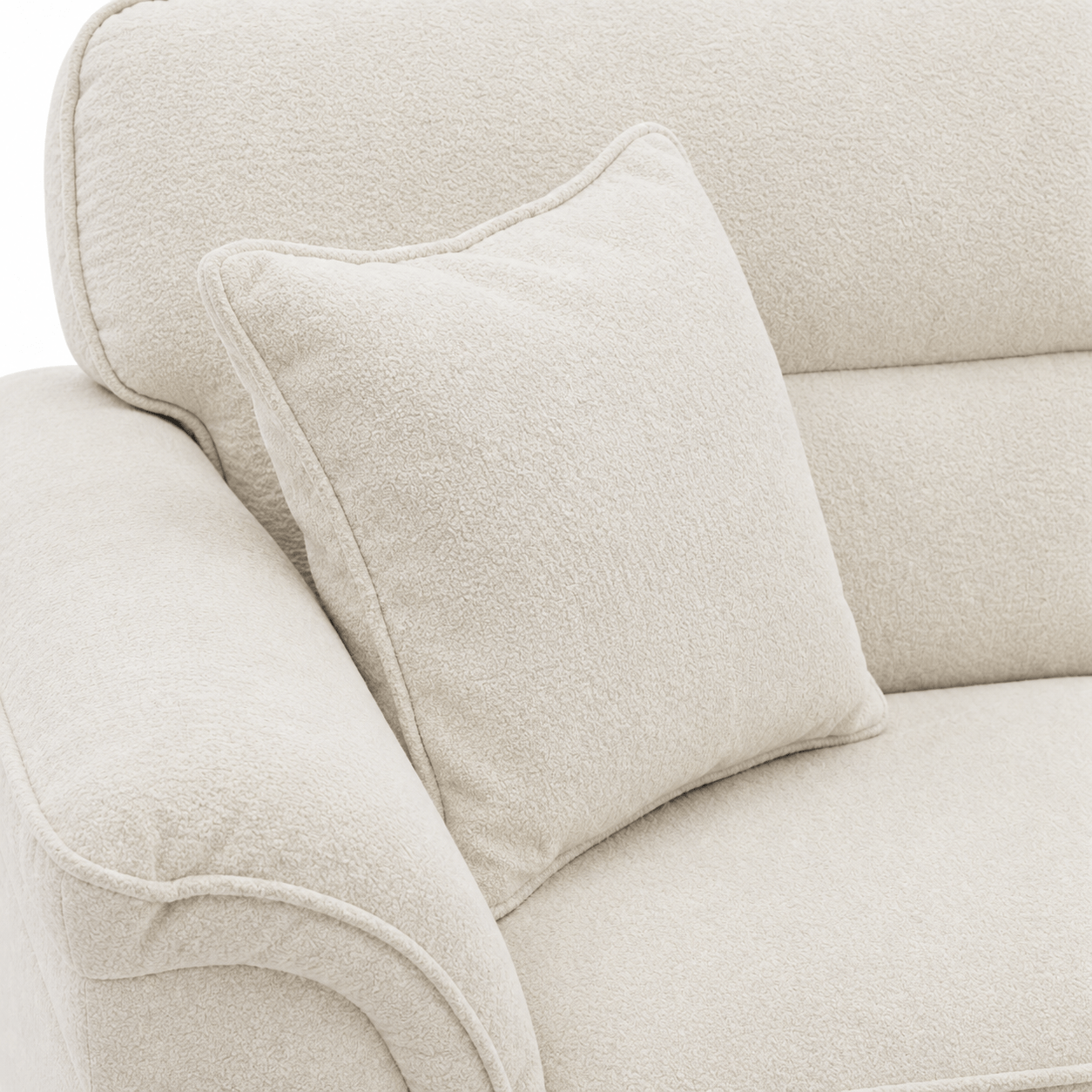 Furniture  -  Outlet Margot RHF Chaise Sofa - White  -  60486578