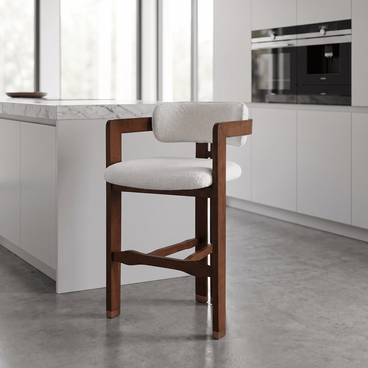 Furniture  -  Marissa Barstool - Walnut  -  60487468