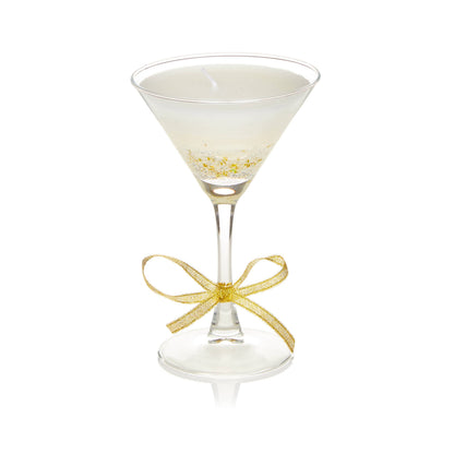 Christmas  -  Martini Glass Gel Candle - 16cm  -  60487760