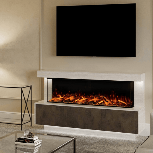Fireplaces  -  Bespoke Fireplaces Geneva Marble 2500 X Suite  - 