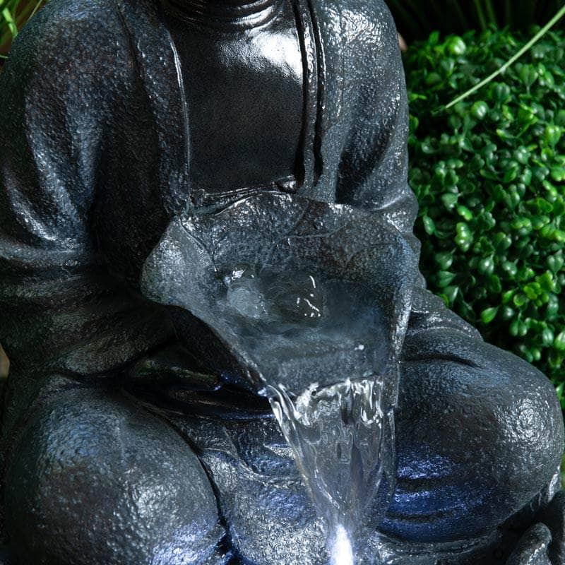 Gardening  -  Medium Grey Buddha Water Feature  -  60008997