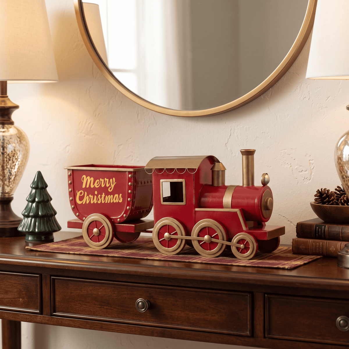 Christmas  -  Metal Train Display - 60cm  -  60486259
