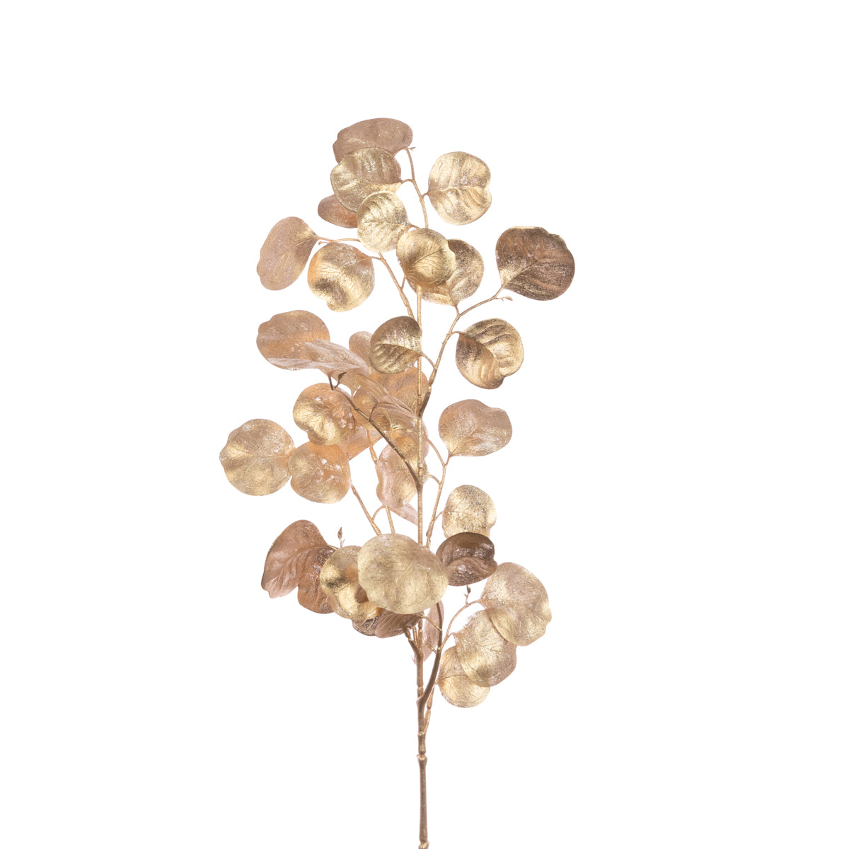 Metallic Eucalyptus Spray 76cm Christmas tree spray with shimmering eucalyptus leaves
