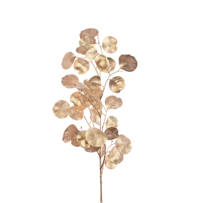 Metallic Eucalyptus Spray 76cm Christmas tree spray with shimmering eucalyptus leaves