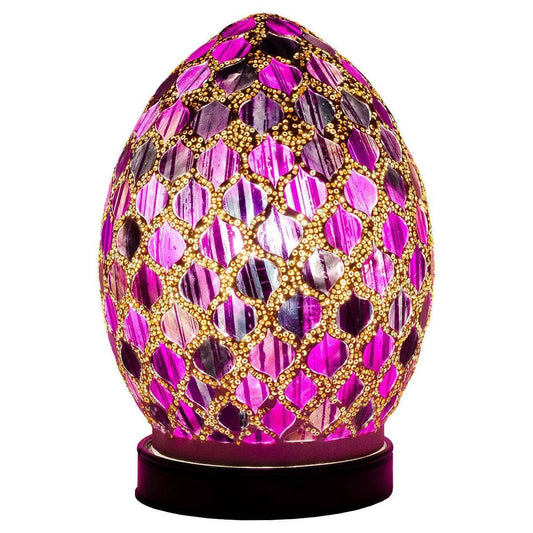  -  Mini Egg Lamp Mosaic Purple Tile  -  50153427