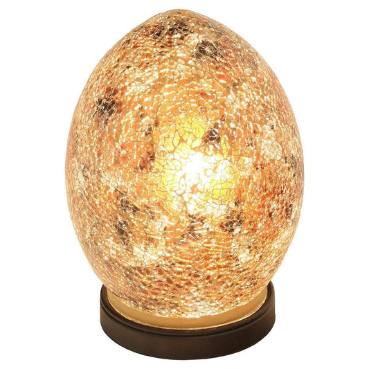 Homeware  -  Mini Mosaic Egg Lamp - Yellow  -  50153429