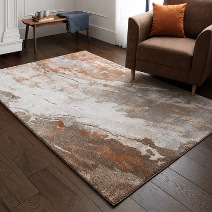 Rugs  -  Asiatic Mirage Blur Terra Rug - Various Sizes  - 